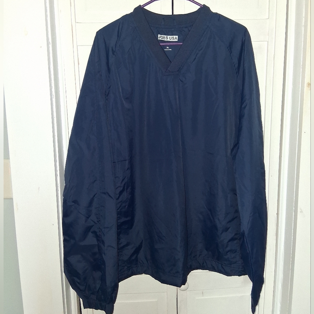 Joe's USA Men's Navy Windbreaker Jacket